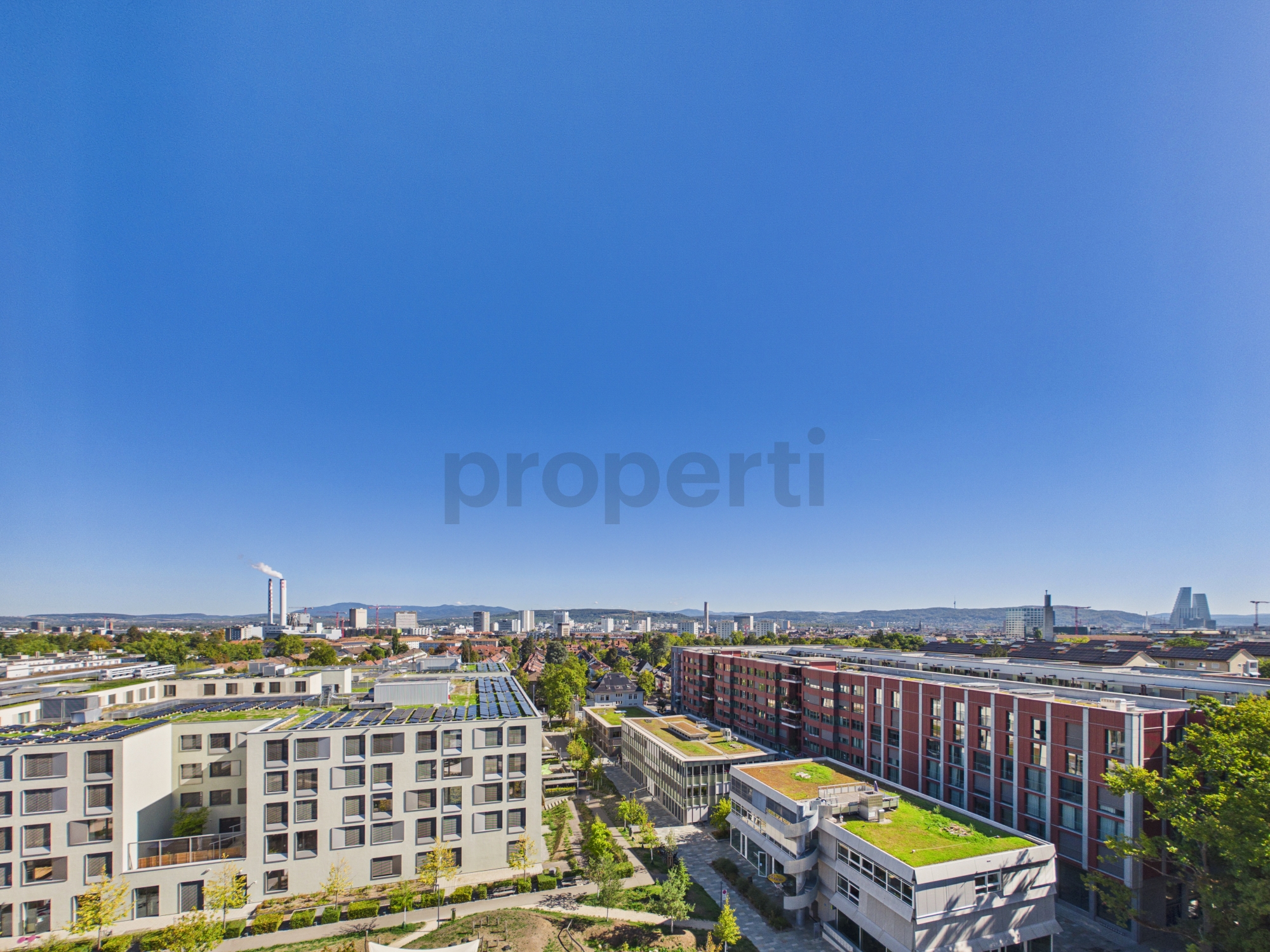 Bild Neubau 3.5-Zimmer-Wohnung mit Skyline-Aussicht
